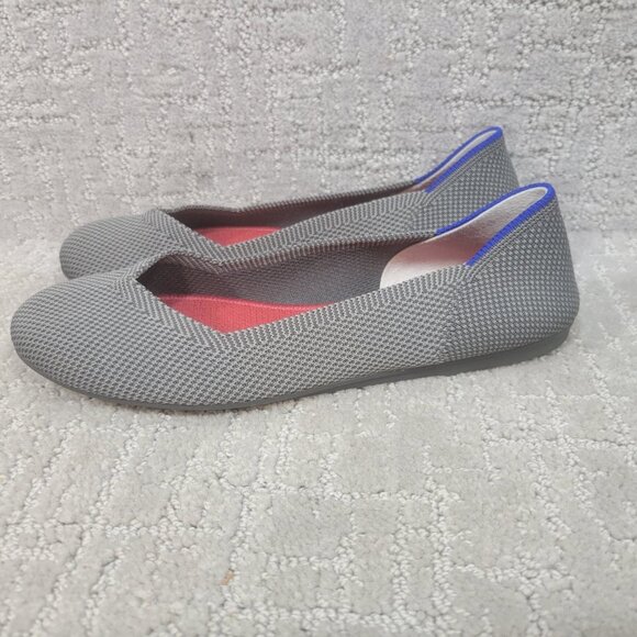 Rothy’s The Flat Charcoal Gray Slip On Ballet Flats Shoes Women's Size 7, 10 - Picture 11 of 11